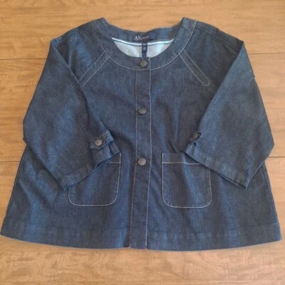 Chaqueta vaquera AK Jeans Anne Klein manga 3/4 para mujer talla XL Foto 1 de 4