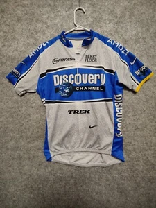 Nike Discovery Channel Trek Cycling Jersey XL Dri Fit Made In Italy Armstrong - Picture 1 of 11