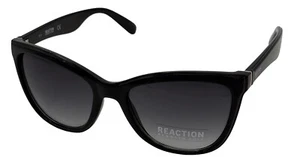 Gafas de sol Kenneth Cole Reaction de plástico negro cuadrado, lente degradada KC1366 1B - Imagen 1 de 13