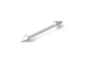 Cono de pico de barra recta de acero quirúrgico 316L calibre 16 g 16 - Imagen 1 de 1