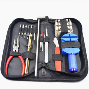 16pcs Watch Repair Tool Kit Band Pin Strap Link Remover Fix Back Opener Remover - Picture 1 of 7