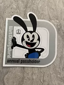 Disney100 ORIGINAL Oswald the Lucky Rabbit Annual Passholder Magnet Authentic - Picture 1 of 1