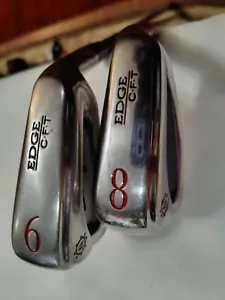 BEN HOGAN EDGE CFT IRONS #6 & #8 6-#3 GRAPHITE #6-APEX 3 STEEL BH GRIP 6-36 8-38 - Picture 1 of 7