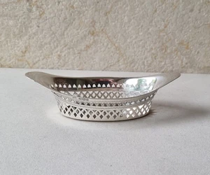Antique Victorian Hallmarked Sterling Silver Oval Trinket Dish Sheffield 1894 - Picture 1 of 11