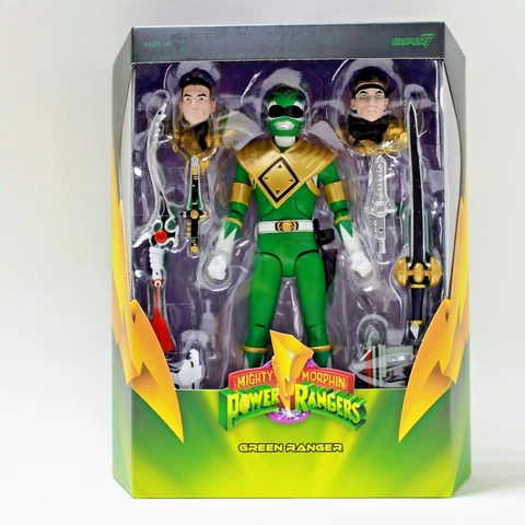 Super7 Power Rangers Green Ranger Ultimates - Tommy Oliver 7” Action Figure Cover