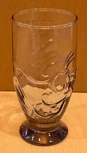 Vtg Disney 3D Footed Character Drinking Glass GOOFY 1970's - Picture 1 of 10