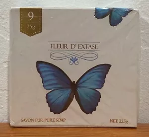 French Triple Milled Soap 9 Piece Set Fleur D'Extase (Ecstacy) 9 Different Scent - Picture 1 of 3