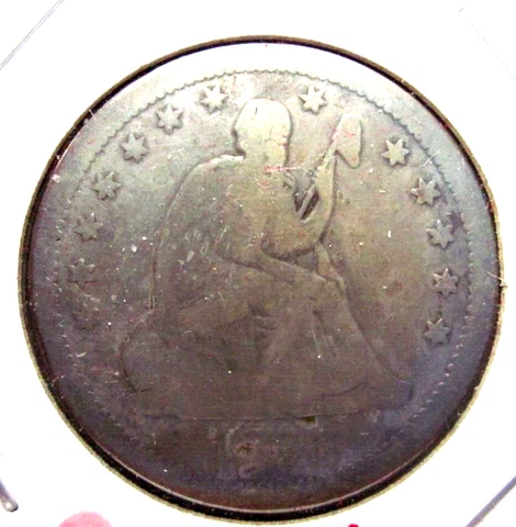 1857-S LIBERTY SEATED QUARTER 25c COIN SAN FRANCISCO MINT NICE RARE EARLY DATE Cover