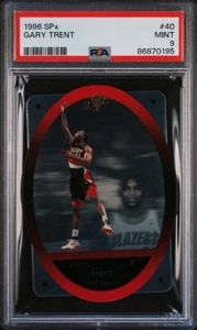 1996 Upper Deck SPx #40 GARY TRENT - POP 4 None Higher - PSA 9 - Picture 1 of 2