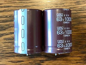 2 Replacement Main Filter Capacitors Marantz 2238 2238B 10000 uf 63v 35mm - Picture 1 of 5