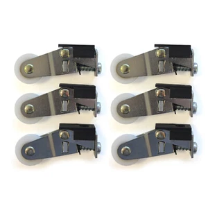 6 x BNL10 replacement wheels, bottom rolling wardrobe sliding doors 0423 865621 - Picture 1 of 6