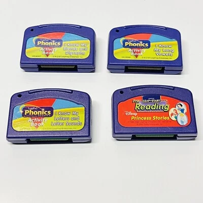 LeapFrog LeapPad Cartridge Lot Of 4 - TESTED Working! - Image 1 of 4
