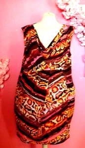 WOMEN GEMMA COLLINS PLUS SIZE SLOUCHY TEA DRESS ( ONE SIZE PLUS ) - Picture 1 of 3