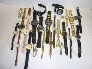 Orologi Uomo/Donna Lavoro Non Testato Lotto 25 Sekonda Fossil Michael Kors Seiko ecc - Foto 1 di 15