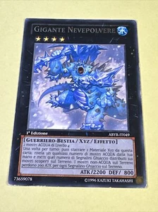 GIGANTE NEVEPOLVERE ABYR-IT049 - CARTA - YU-GI-OH! YUGIOH - Picture 1 of 2