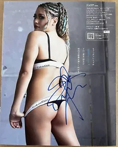Giulia NXT Women's Champion Signed Autograph 8x10 WWE TNA AEW NXT Proof Pic ๐๏ธ - Picture 1 of 4