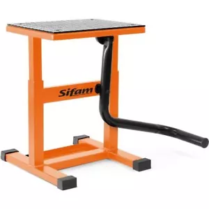 Caballete Moto Cross Naranja 29cm a 41cm Plataforma 29cm x 23cm - Foto 1 di 1
