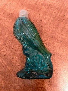 Vintage Avon Bird Blue of Paradise Green Partial Set Cologne Bottle - Picture 1 of 3