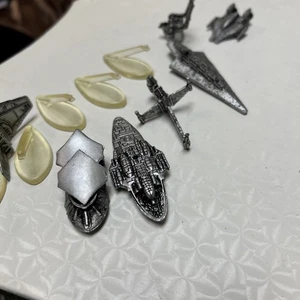 Vintage 1993/94 Star Wars Micro Machines Limited Edition Silver Series 7 Stück - Bild 1 von 12