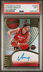 2023-24 Panini Revolution #A-ASR Alperen Sengun On Card Autograph PSA 9 Mint - Picture 1 of 2