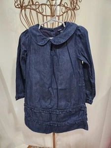 GAP Kids Casual Denim Dress - Blue - Picture 1 of 3