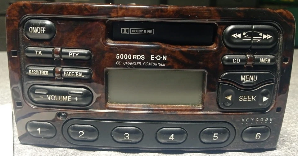 AUTORADIO FORD 5000 RDS EON TESTATO FUNZIONANTE CON CODICE E MANUALE ORIGINALE - Immagine 1 di 4