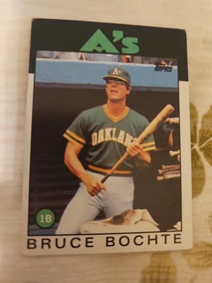 1986 Topps - Bruce Bochte #378 - Image 1 of 2