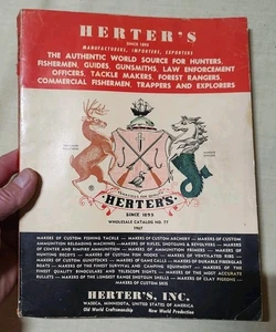 Catálogo Herter 1967 Nº 77 señuelos de munición de camping para equipos de caza y pesca, etc. - Imagen 1 de 5