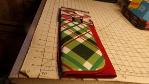 S & T DISH DRYING MAT HOME Red & Green & White PLAID 16 X 18 MICROFIBER. NEW - Picture 1 of 11