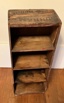 Antique Dunham Cocoanut Dollhouse Adv. Crate Shelving 1890s As Found - Image 1 of 4
