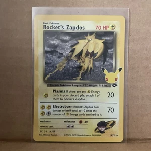 Pokemon Celebrations Classic Collection 25th Holo 15/132 Rocket's Zapdos - Picture 1 of 10