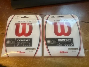 Cuerdas de tenis Wilson Sensation Comfort calibre 16 (1,30 mm) (2 juegos) naturales - Imagen 1 de 1