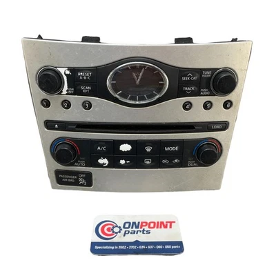 07-10 Infiniti G35 G37 часы радио климат-контроль панели 25391Jk62B оригинальный Ipg - Изображение 1 из 4