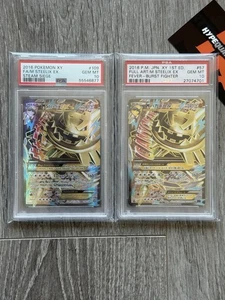 M Steelix EX 109/114 F/A Set 2016 Pokémon - XY Steam Siege / Fever Burst PSA 10 - Picture 1 of 12