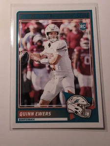 2024 Panini Score Quinn Ewers RC Miami Dolphins #75 Rookie - Picture 1 of 2