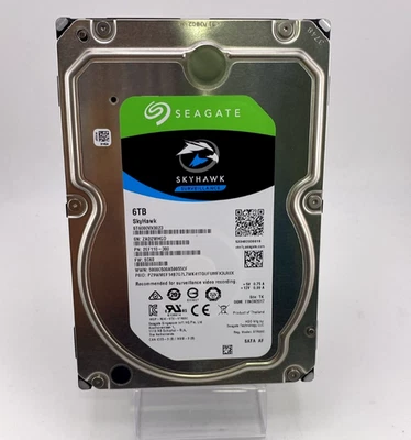 HARD DRIVE 3.5" 6TB SATA HDD CCTV DESKTOP PC DVR CCTV NAS OP , UK Stock - Fast - Image 1 of 4