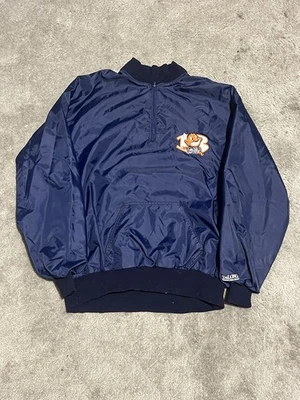 90s Delong Cleveland Indians Bomber Nylon Jacket Men’s Size XXL Navy - Image 1 of 4