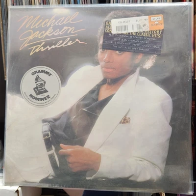 Michael Jackson - Thriller - Sealed - 1982 - Dual Hype stickers - Epic  OE-38112 Foto 1 de 2