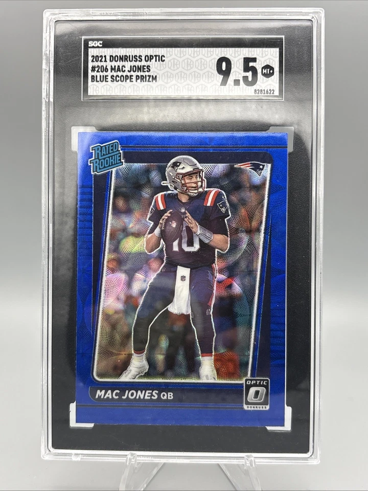 2021 Panini Donruss Optic Mac Jones Blue Scope Rated Rookie SGC 9.5 - Image 1 of 1