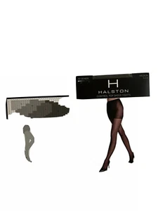 NEU - Halston Control Top transparente Strumpfhose - schwarz - US Damengröße Medium - ungeöffnet - Bild 1 von 5