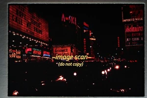 Filmdia Times Square Manhattan New York City NYC bei Nacht 1963 um 19 Jh. - Bild 1 von 1