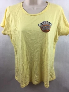 Alstyle Women's Yellow Cascade Brewing Barrel House Oregon Shirt Size Large - Picture 1 of 5
