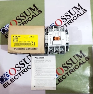 CONTACTOR MAGNÉTICO HYUNDAI HIMC40 BOBINA 40A VOLTAJE 220VAC ENVÍO RÁPIDO GRATUITO - Imagen 1 de 4