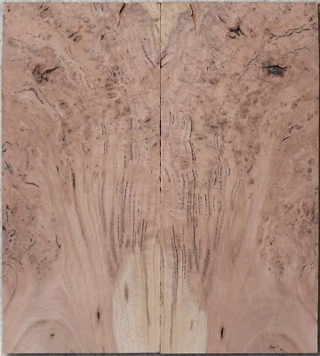 Excepcional escala de cuchillo Northern Cherry Burl #1631, empuñaduras de pistola, caja de madera Foto 1 de 4