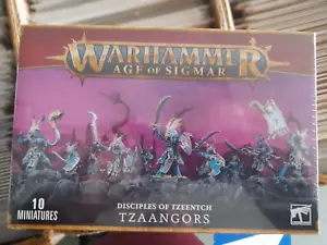 WARHAMMER AGE OF SIGMAR DISCIPLES OF TZEENTCH TZAANGORS -NEW & SEALED - Picture 1 of 1