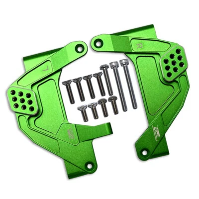 Montaje amortiguador ajustable delantero de aluminio GPM Racing verde: axial 1/6 SCX6 Foto 1 de 4