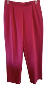 New Vintage Blast Knit Pull On Casual Pants SZ M High Waist Cherry Pink 90’s - Picture 1 of 13