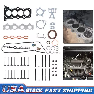 For 12-2016 Hyundai Kia Accent Rio 1.6L L4 DOHC 16v Head Gasket With Bolts Set - Picture 1 of 16