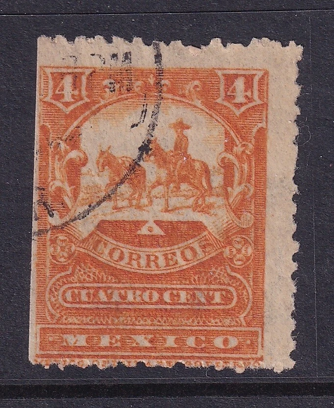 ucq16  Mexico 1896 sc#260c mc#193A letter carrier - Image 1 of 1