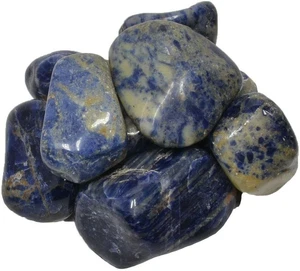 18 lb Sodalite Tumbled Stones - Grade 1 - XXLarge - Rocks Reiki Wicca Crafts - Picture 1 of 1